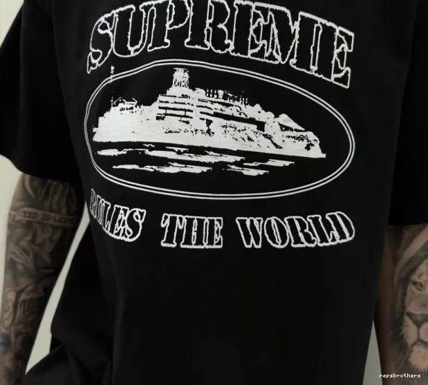 L FW23 Printed Short M Devil's TEE THE Island S TEE XL CORTEIZ Black WORLD Sleeve RULE 0721